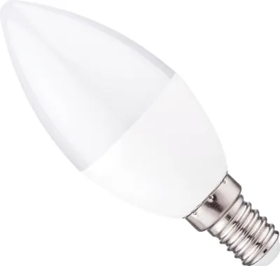 Zdjęcie produktu dla KOBI Żarówka LED E14 Zimne Białe 230V/6W 6000K 470LM źródło światła