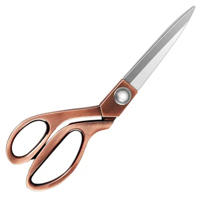 Produktbild von Hochleistungs-Nähschere 24cm - Edelstahl-Kupfer-Schneiderschere für Stoff und Leder