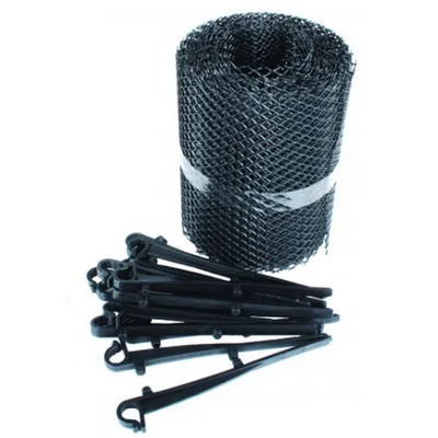Produktbild von Garden Pleasure 504392, Rinnenschutz, Schwarz, Polypropylen (PP), 160 mm, 6600 mm, 7,4 kg
