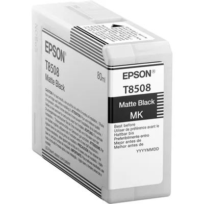 Produktbild von Epson T8508 Matte Black, Mattschwarz, Tinte auf Pigmentbasis, 80 ml, 1 Stück(e)