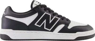 Produktbild von New Balance Herren Schwarz-Weiß Sneaker Echtleder Sportschuhe Alltag BB480L BB480LBA