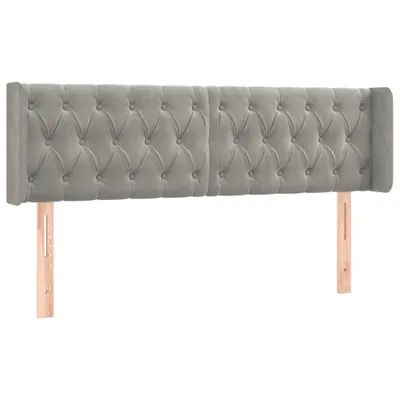 Zdjęcie produktu dla VidaXL 3119158, Jasny Szary, Poliester, Drewno, 1630 mm, 78 cm, 88 cm, 160 mm