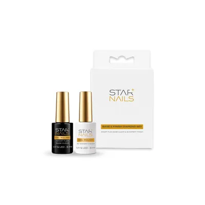 Obrázek produktu pro Sada STARNAILS Base and Finish Diamond Set - báze a fixační lesk