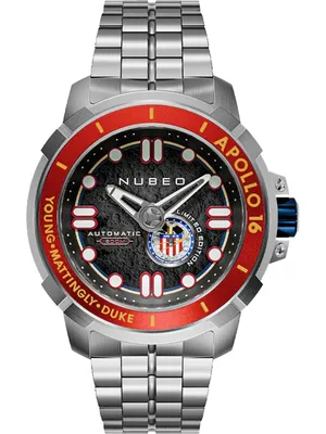 Produktbild von Nubeo NB-6093-33 Herrenuhr Apollo 55th Automatik Limited Edition 48mm 20ATM