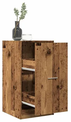 Image de Armoire de pharmacie classique en bois avec tiroirs