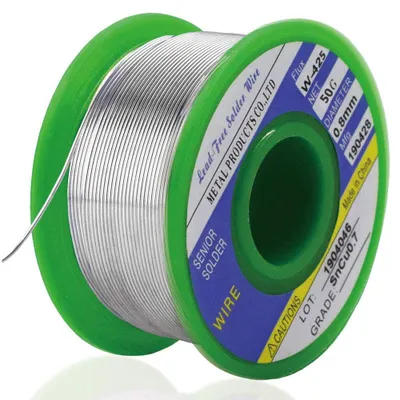 Productafbeelding van Soldeertin - Loodvrij - Harskern - 0,8 mm - 50 g