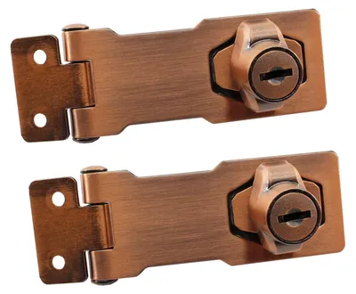 Image de Ensemble de 2 serrures à clé pour armoires et portes
