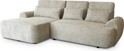 Produktbild von Robin Inspire Ecksofa Mit Schlaffunktion Bettkasten L Form Sofa Eckcouch Schlafcouch Freistehend Links Aldo Elfenbein 266 x 160 x 87 cm