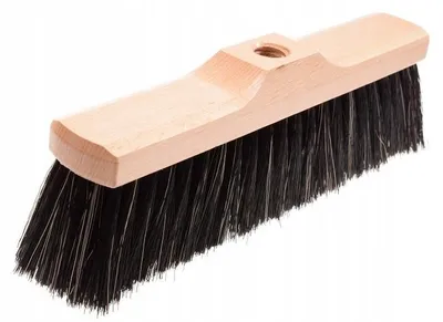Produktbild von Kehrbürste aus Holz mit 35 cm Arbeitsbreite und Mischborsten, 6,5 cm Borstenlänge