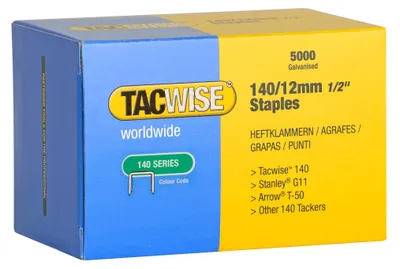 Produktbild von Tacwise 0343 Typ 140/12mm Verzinkte Heftklammern, 5000 Stück
