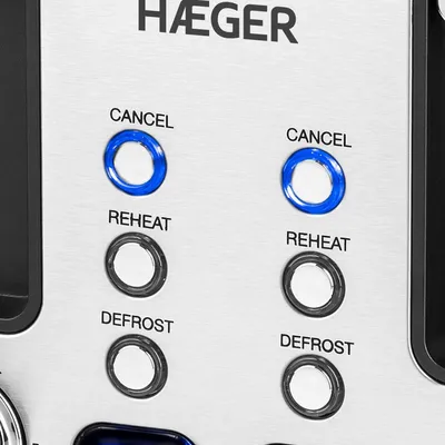 Image de Haeger To-17d.015a Grille-pain 1750w argent One Size / EU Plug 220V argent One Size