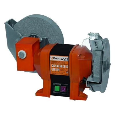 Produktbild von Stolná Brúska, Dvojkotúčová A067130 Pansam 250W, 150X20Mm, 200X20Mm, Na Suché A Mokré Opracovanie