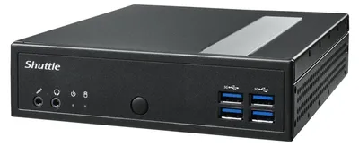 Produktbild von SHUTTLE Barebone XPC slim DL40N Intel N150 1xSODIMM DDR5 1xM.2 1xSATA 1xHDMI 1xDP 1xVGA