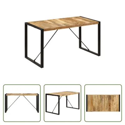 Produktbild von The Living Store Esstisch 140 x 70 x 75 cm Mango-Massivholz