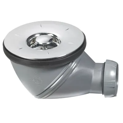 Image de Wirquin 34230004, robinet de vidange ponctuel, gris, 9 cm, 30 l/min, ABS