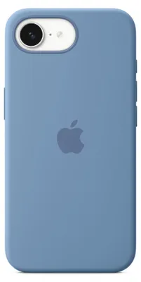 Immagine prodotto di Custodia in silicone per Apple iPhone 16e ? Blu invernale, Custodia, Apple, iPhone 16e, 15,5 cm (6,1"), Blu
