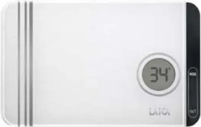 Produktbild von Laica KS1301, Elektronische Küchenwaage, 5 kg, 1 g, Schwarz, Weiß, Gehärtetes Glas, Glas
