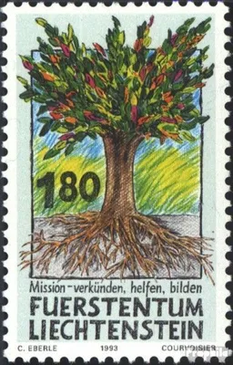 Produktbild von Briefmarken Liechtenstein 1993 Mi 1064 (kompl.Ausg.) postfrisch Mission