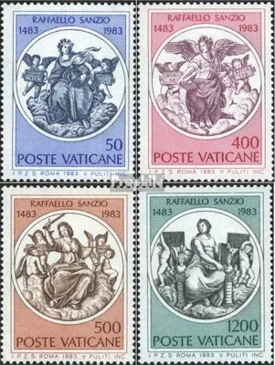 Produktbild von Briefmarken Vatikanstadt 1983 Mi 826-829 (kompl.Ausgabe) gestempelt Raffael