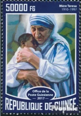 Produktbild von Briefmarken Guinea 2017 Mi 12470 (kompl. Ausgabe) postfrisch Mutter Teresa
