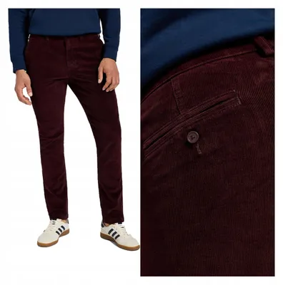 Produktbild von Lee | Herren Cordhose Slim Chino bordeaux Slim Fit Stretch klassisch elegant W36 L34