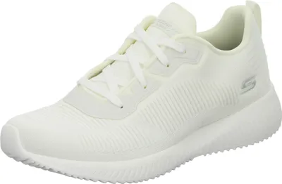 Produktbild von Skechers Damen-Sneaker-Schnürhalbschuh BOBS SPORT SQUAD Weiß, Farbe:weiß, EU Größe:38