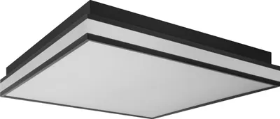 Obrázek produktu pro OSRAM SMART+ Matter Magnet LED stropní světlo černé 450x450mm, 42W, 2500lm, TW 3000-6500K, WiFi, Alexa