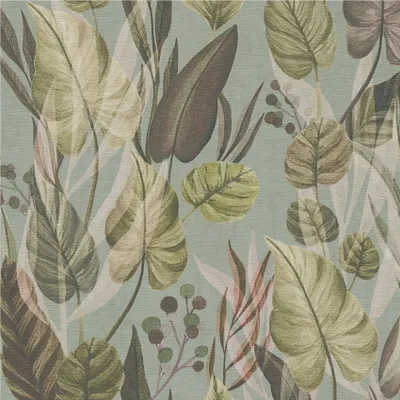Produktbild von Vliestapete Floral Braun Anna D Andrea A.S. Création 782193 10.05 m x 0.53 m Blätter