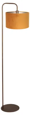 Zdjęcie produktu dla Lampa stojąca - brąz - Forma - metal tkanina - lampa stojąca - E27 - 4785BR - Mexlite
