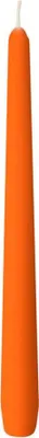 Produktbild von Duni Kerzen | 50 Stück | Ø 22mm (250mm lang) | Brenndauer 7,5 Std | Gastronomiebedarf | Gerade Kerzen | Unparfümiert | sun orange