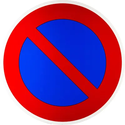Produktbild von ORIGINAL Verkehrszeichen 286 * Eingeschränktes Halteverbot * 420 mmØ nach StVO und RAL-Gütebedingungen Verkehrsschild Schild Strassenschild Schilder Verbotsschild Straßenzeichen Hinweisschild blau rot