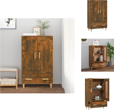 Produktbild von vidaXL Highboard Räuchereiche 70x31x115 cm Holzwerkstoff -  Sideboards