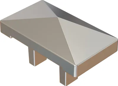 Produktbild von OSMO Pfostenkappe Wandanschlusspf. Grau