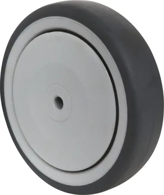Produktbild von Tecwerk Ersatzrad Gummi grau Achs-Ø 8 mm Nabenlänge 36 mm  - 1 Stk.