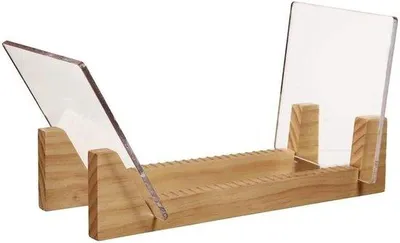 Immagine prodotto di Scaffale in legno per giradischi con espositore per CD