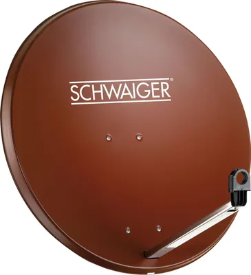 Produktbild von Stahl Satellitenschüssel 80 cm ziegelrot