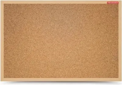 Produktbild von Professionelle Pinnwand aus Naturkork, 50x60cm - Ideal für Büro und Zuhause, zur effizienten Organisation und Verwaltung von Notizen