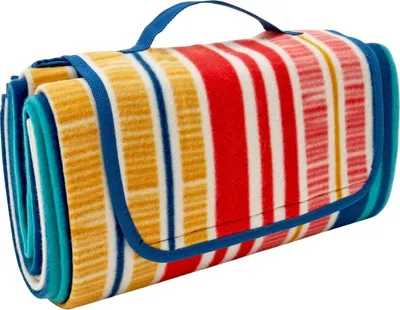 Produktbild von Home & Living - Strandmatte, Kontraststreifen RW10324 (Einheitsgröße) (Bunt)