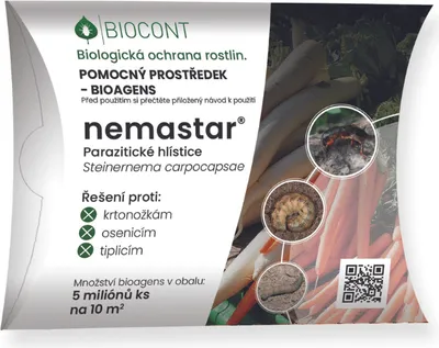 Produktbild von BIOCONT LABORATORY, spol. s r.o. Parazitické helminty proti krtkovi, háďatku a háďatku (5 miliónov) - Nemastar