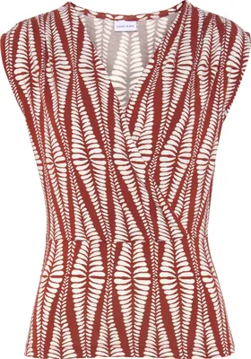 Produktbild von LASCANA Shirttop terracotta-creme bedruckt Größe 44/46