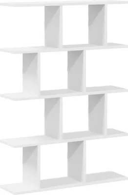 Image de Étagère cube murale 12 compartiments blanc bois d'ingénierie