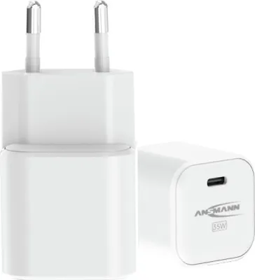 Immagine prodotto di Ansmann 1001-0154 Ladegerät für Mobilgeräte Universal Weiß USB Schnellladung Drinnen (1001-0154)