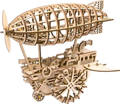 Zdjęcie produktu dla Puzzle 3D Airship, ROKR, Lemn, 349 piese
