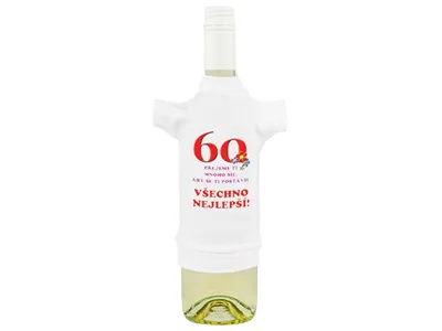 Obrázok produktu pre Tričko na fľašu k šesťdesiatke II CZ