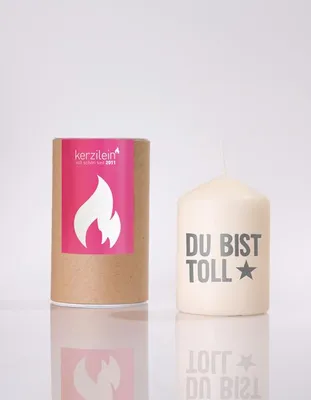 Produktbild von Flämmchen, pink "DU BIST TOLL"