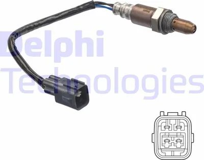 Produktbild von DELPHI ES21330-12B1 Beheizt Lambdasonde für TOYOTA Yaris Schrägheck (P9) 290mm