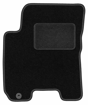 Produktbild von Fahrermatte Velours für Kia Sportage II 2004-2010 (SUV) – 1-tlg, Schwarz, passgenau – Wielganizator LUX – Ausführung W0908