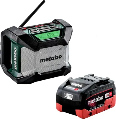 Produktbild von Metabo Akku Radio R 12-18 BT Bluetooth 18 V mit Akku 18V 5,5 Ah LiHD