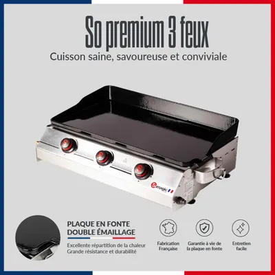 Produktbild von Premium-Plancha mit 3 Brennern