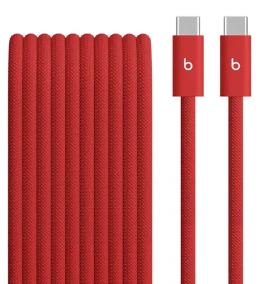 Image de Câble tressé USB-C vers USB-C Beats, 240 W, longueur 3 mètres, compatible avec la charge rapide, durable et de haute qualité